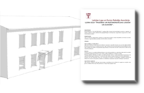 LLDRA Prasības un rekomendācijas logiem un durvīm